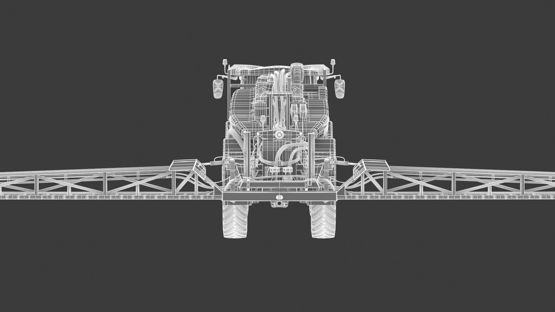 Fendt Rogator 600 Crop Protection Sprayers 3D model_24