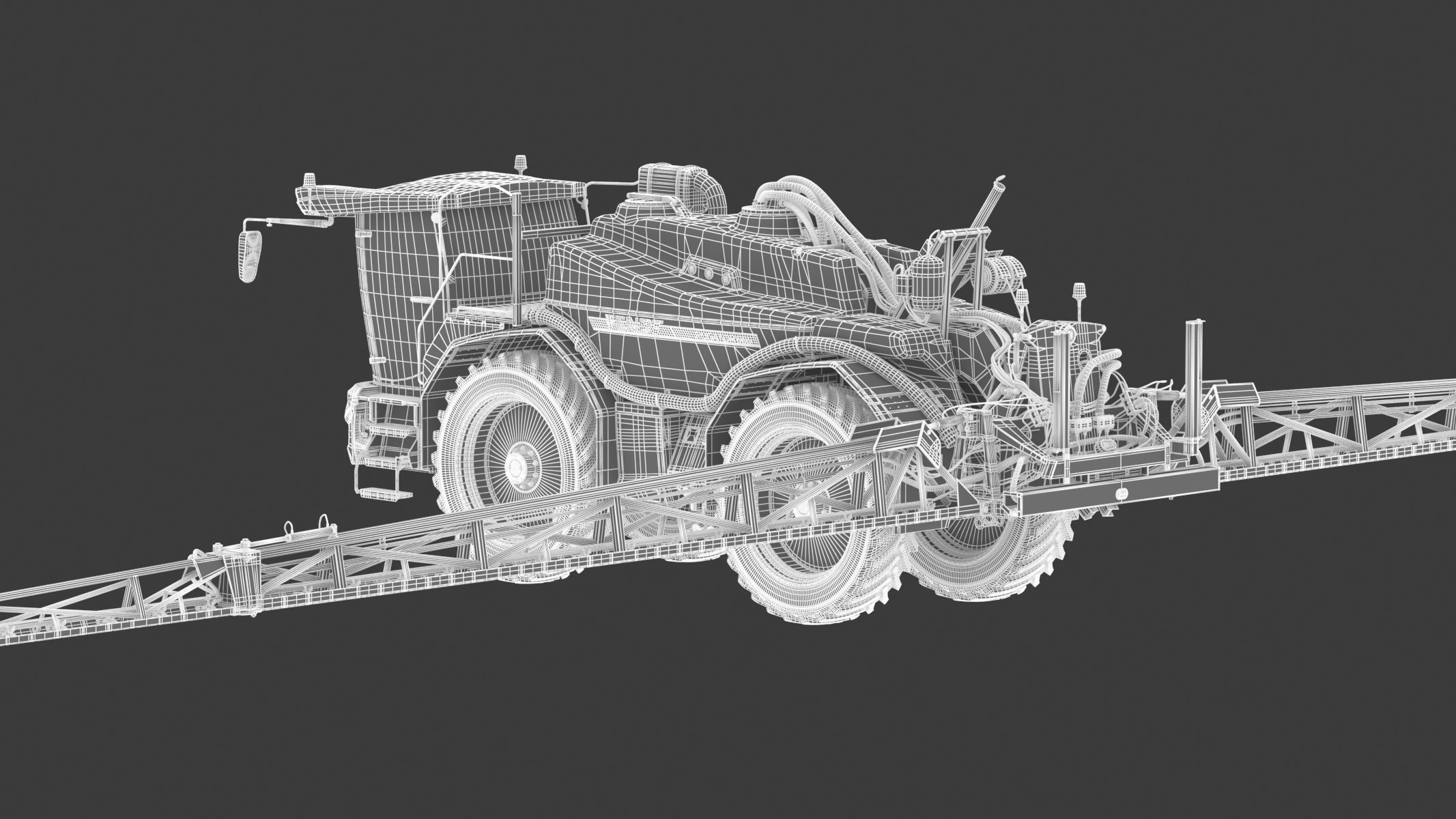 Fendt Rogator 600 Crop Protection Sprayers 3D model_25