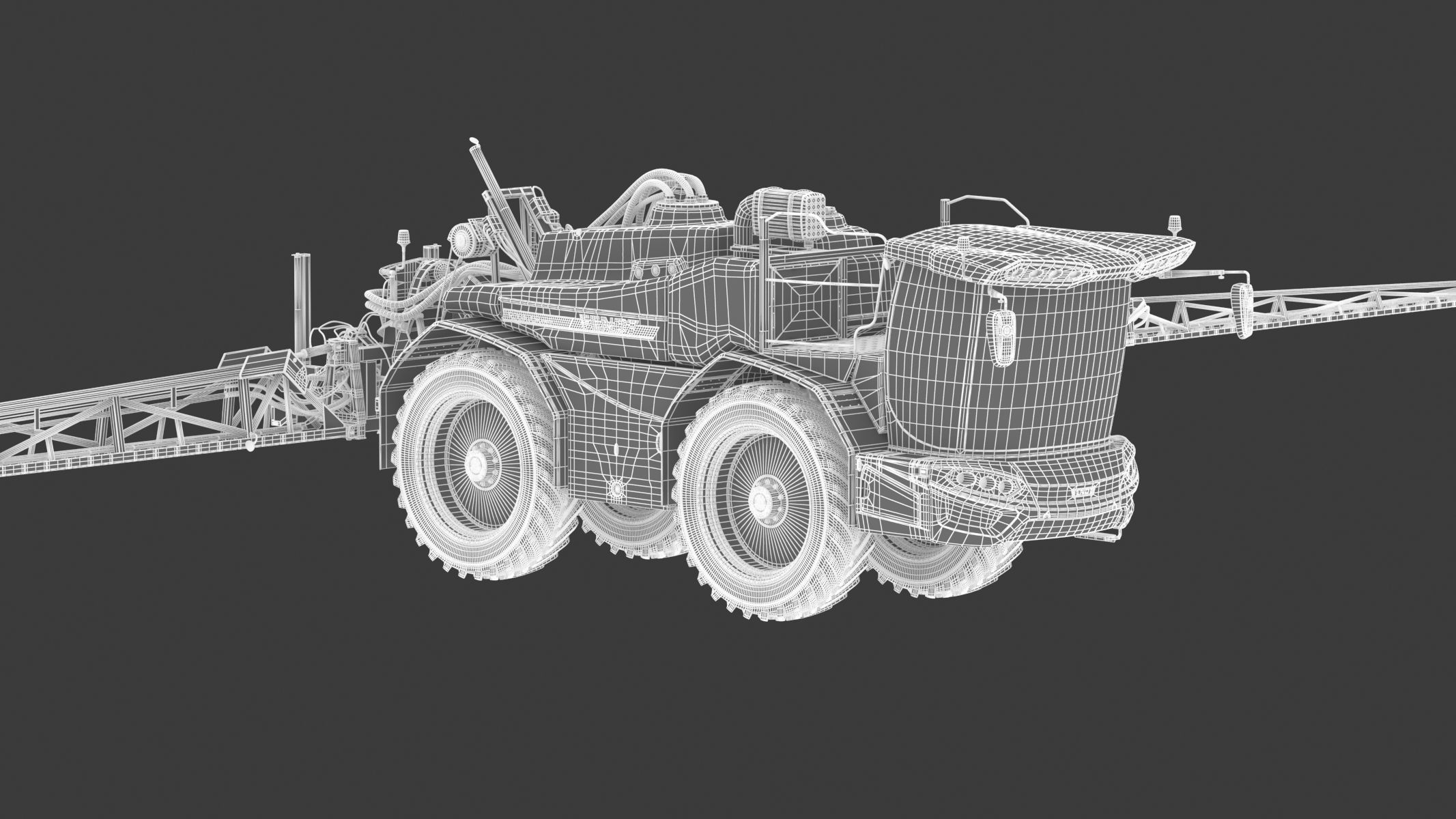 Fendt Rogator 600 Crop Protection Sprayers 3D model_29