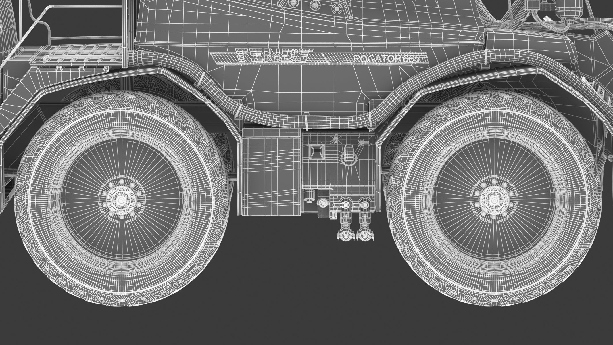 Fendt Rogator 600 Crop Protection Sprayers 3D model_36