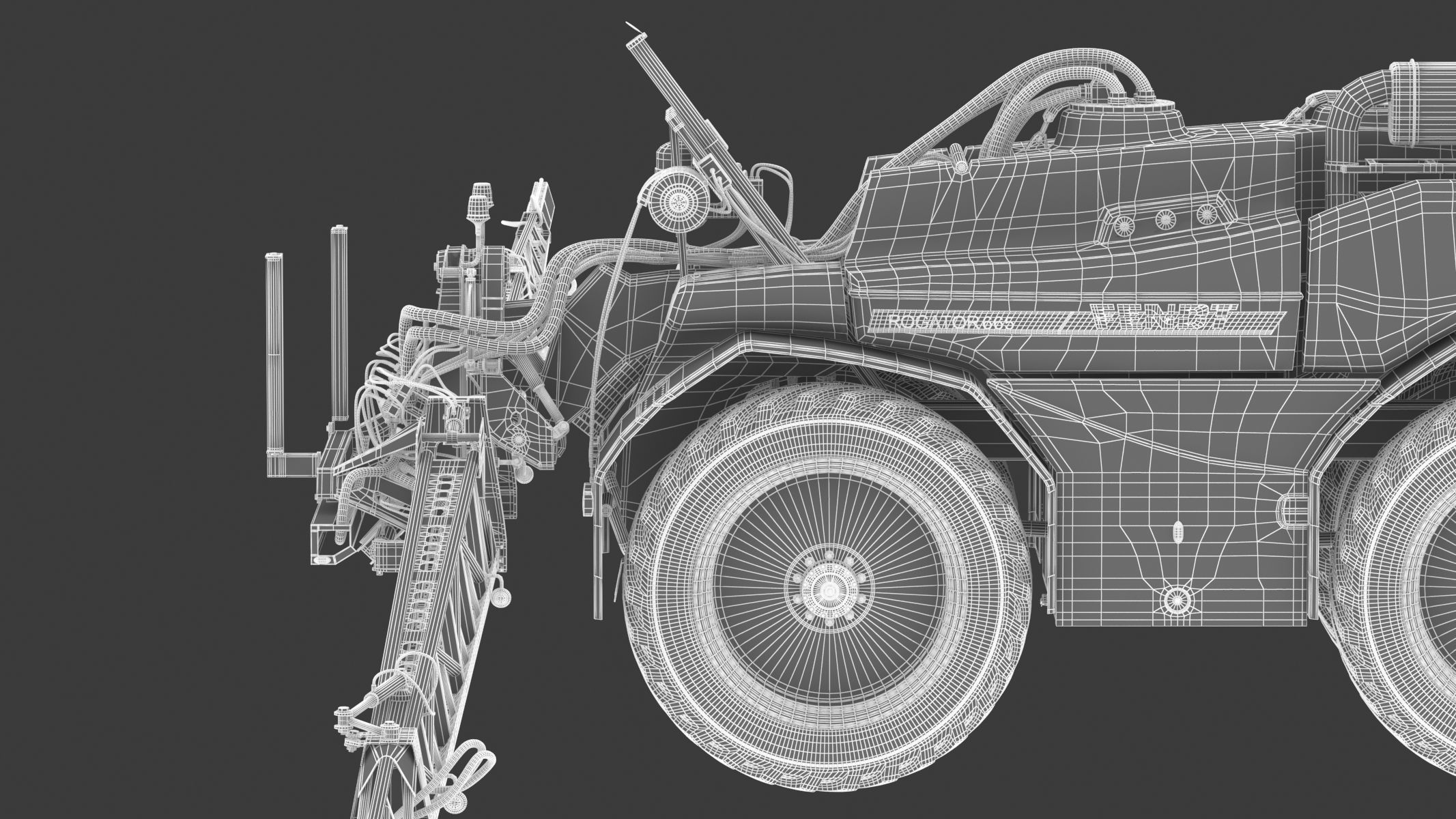 Fendt Rogator 600 Crop Protection Sprayers 3D model_32