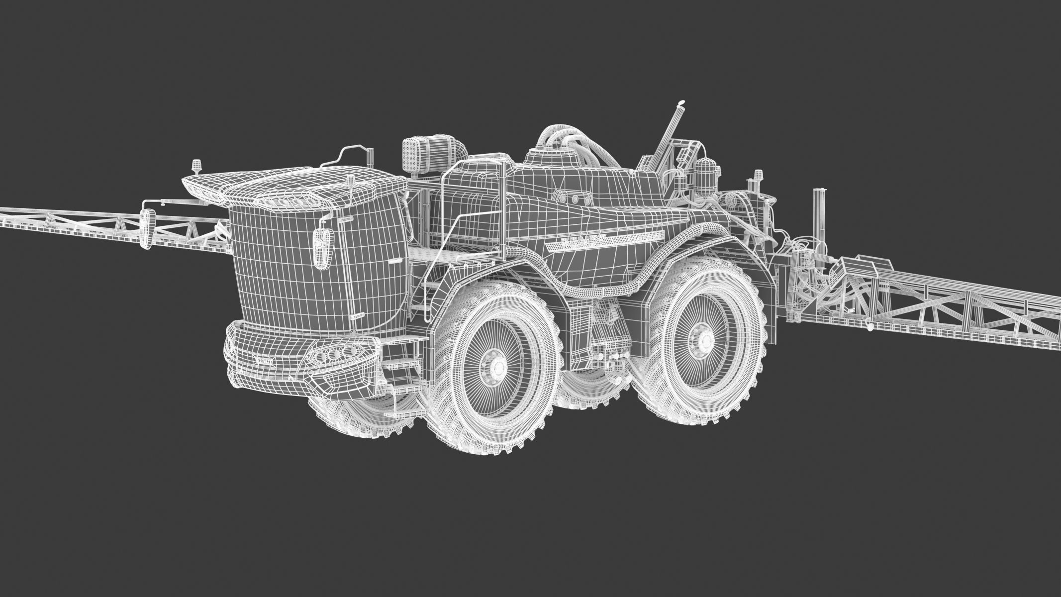 Fendt Rogator 600 Crop Protection Sprayers 3D model_27