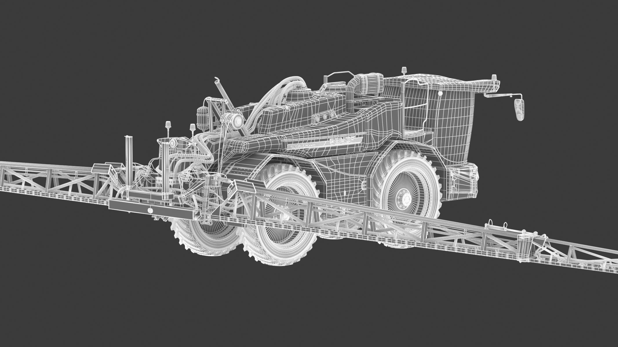 Fendt Rogator 600 Crop Protection Sprayers 3D model_23