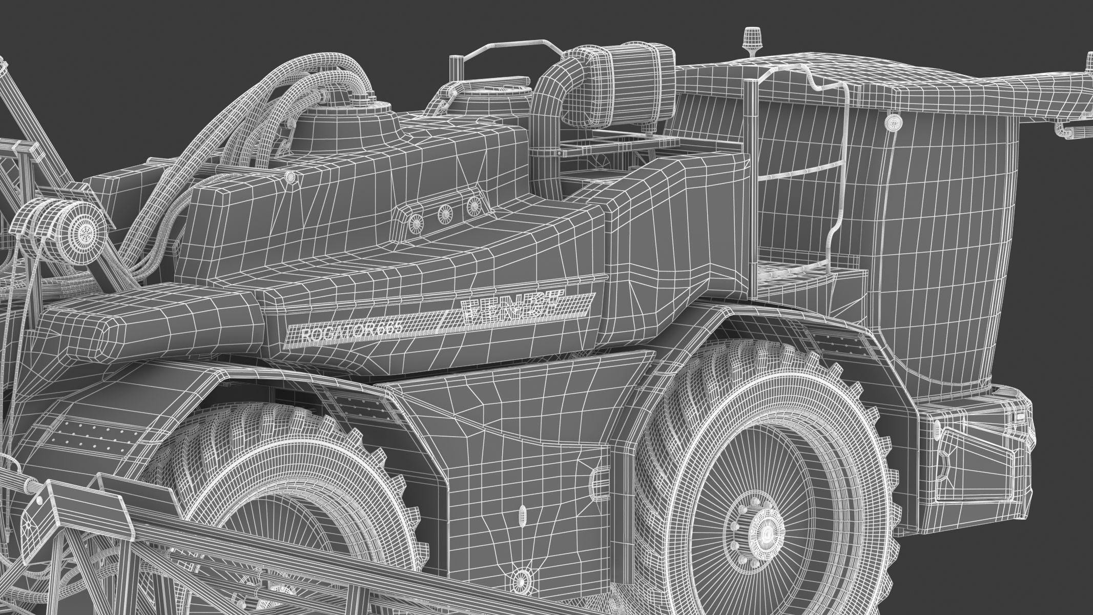 Fendt Rogator 600 Crop Protection Sprayers 3D model_33