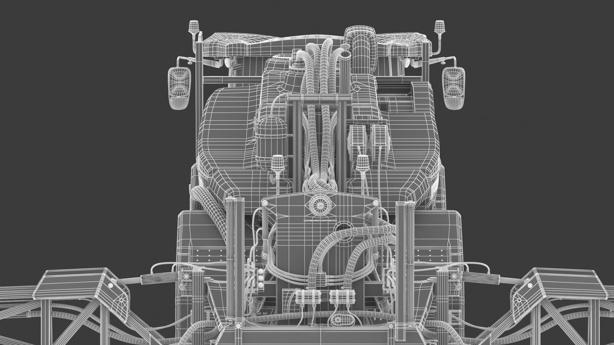 Fendt Rogator 600 Crop Protection Sprayers 3D model_34