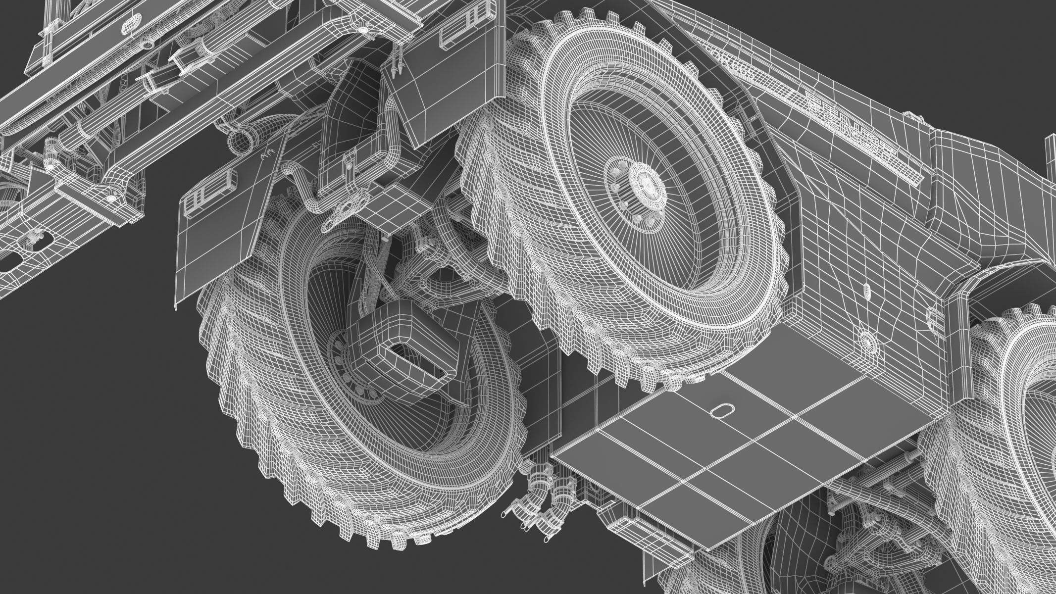 Fendt Rogator 600 Crop Protection Sprayers 3D model_41