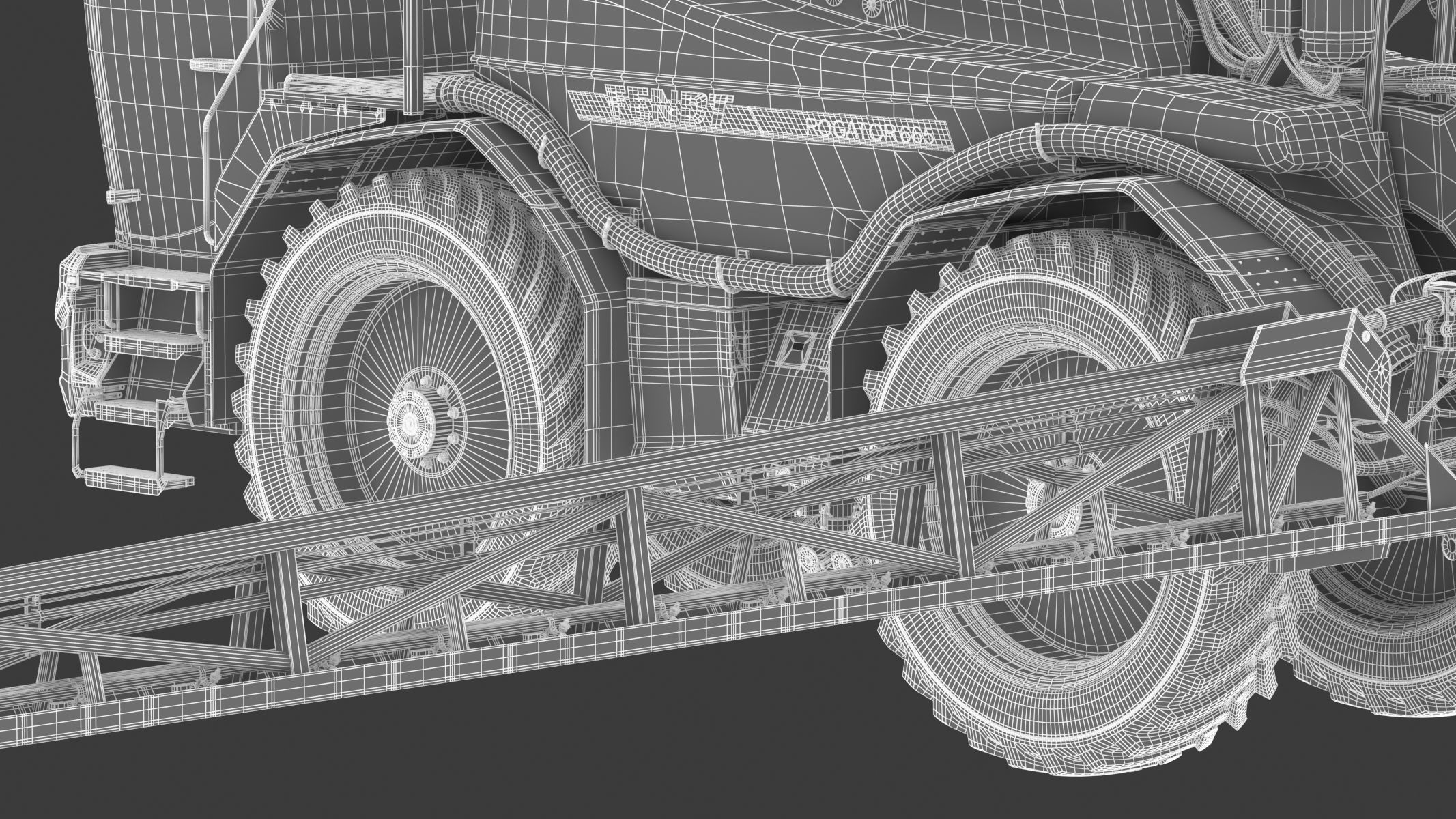 Fendt Rogator 600 Crop Protection Sprayers 3D model_35