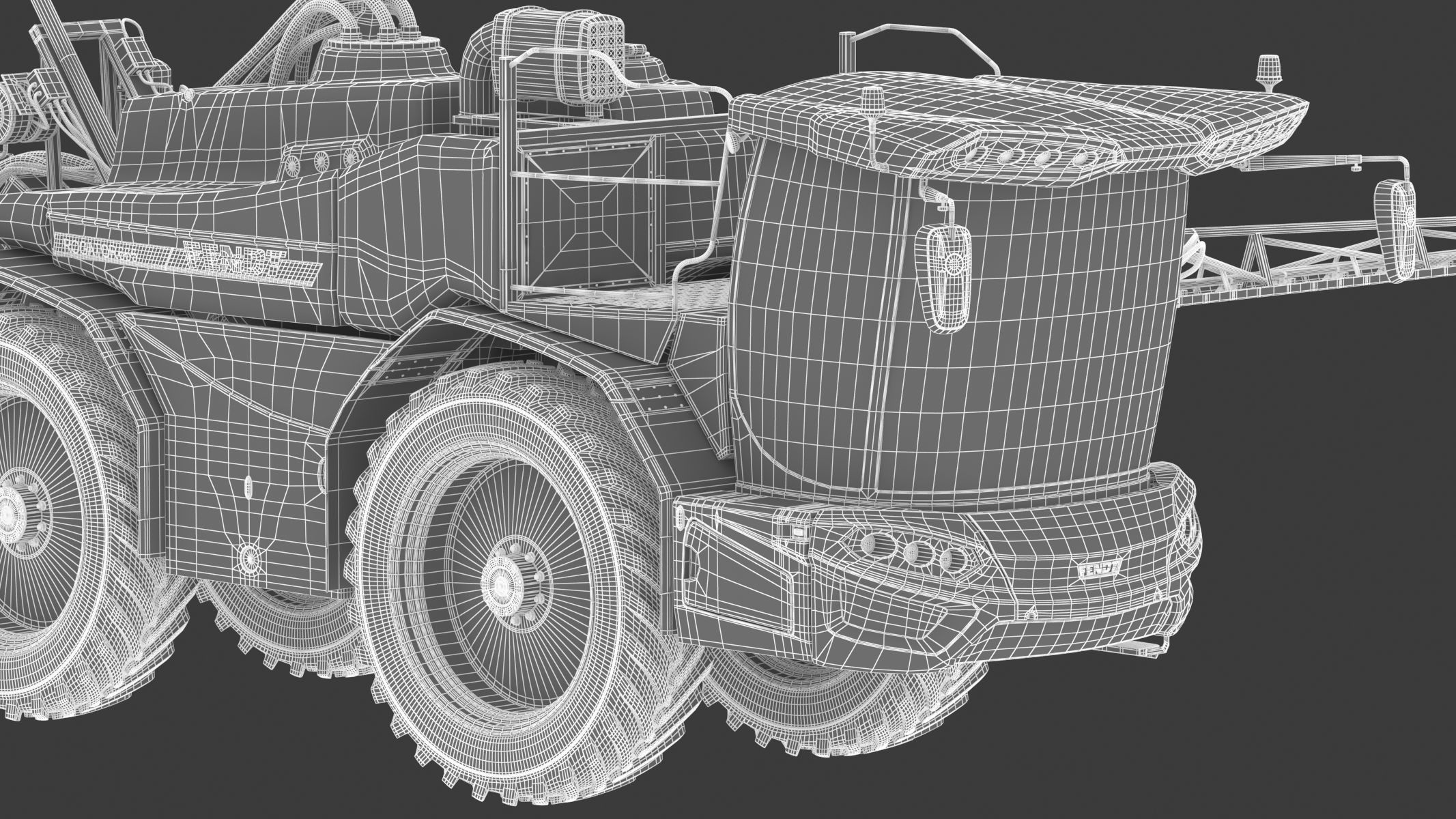 Fendt Rogator 600 Crop Protection Sprayers 3D model_39