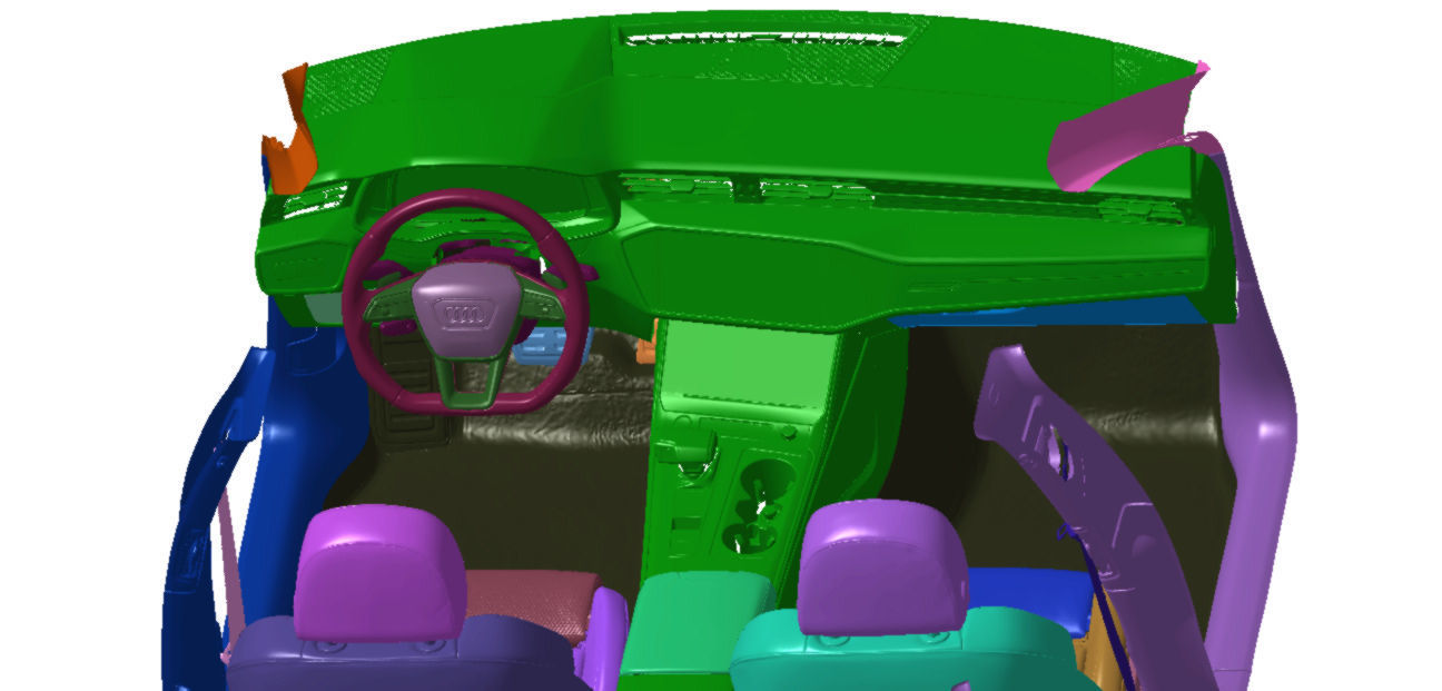 Audi A6 55 TFSi e S-Line 2020 Vehicle 3d scan model 3D model_9