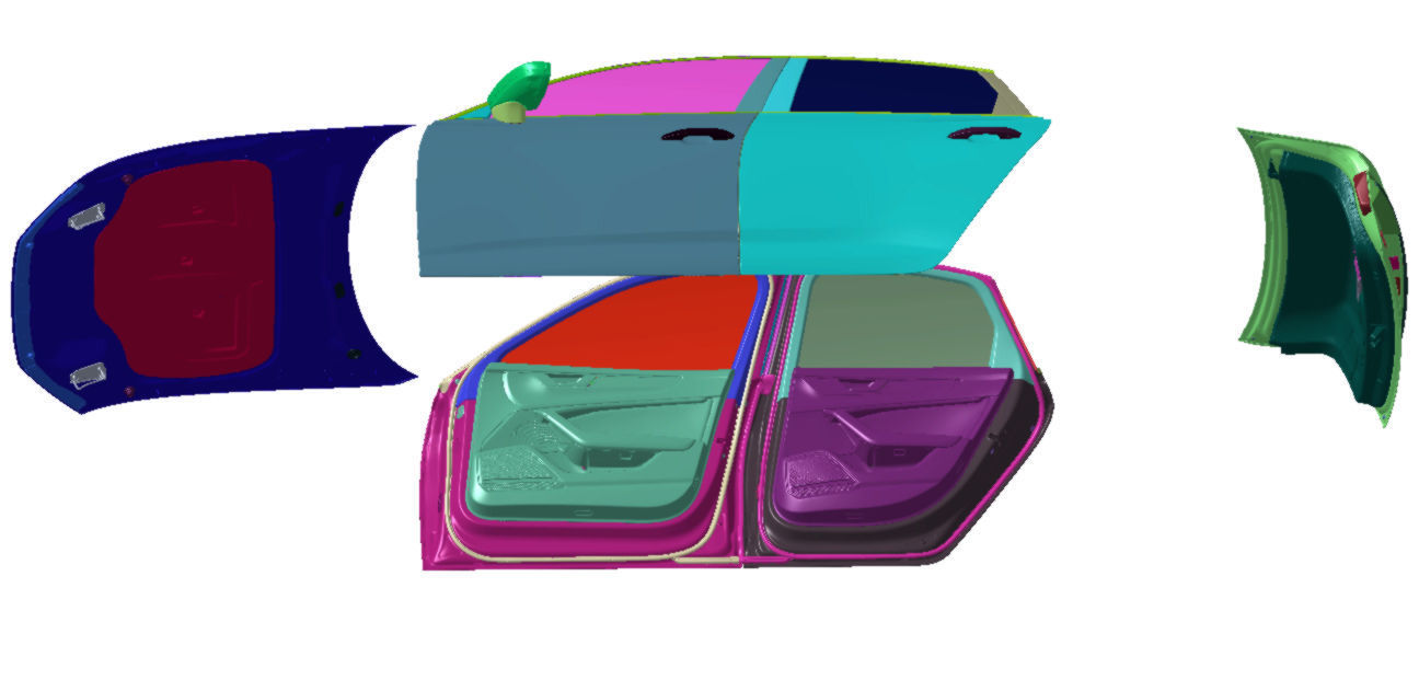 Audi A6 55 TFSi e S-Line 2020 Vehicle 3d scan model 3D model_7