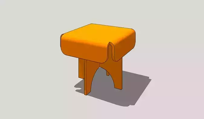 Bank made in SketchUp