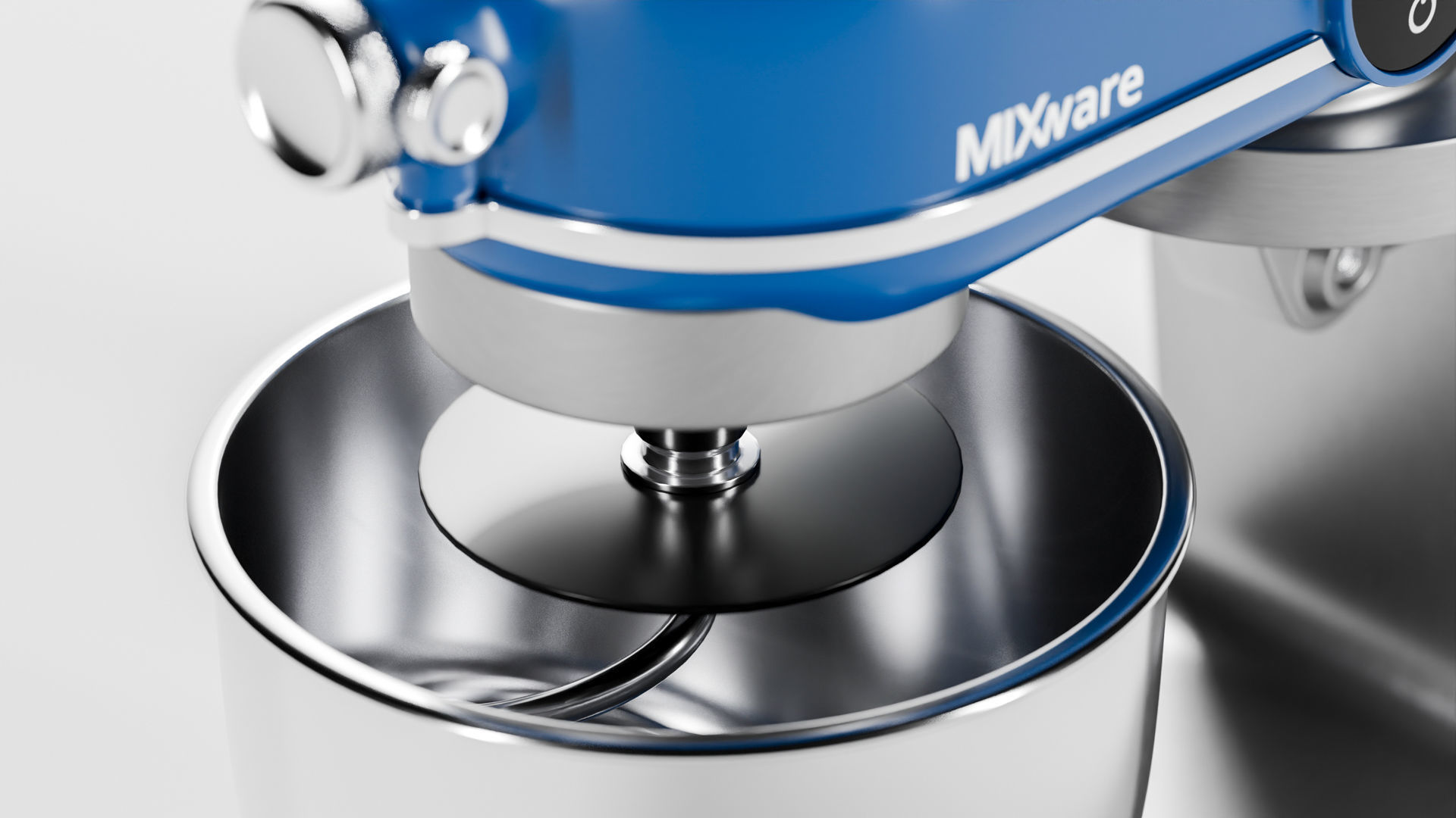 Modern standing mixer Low-poly 3D model_6