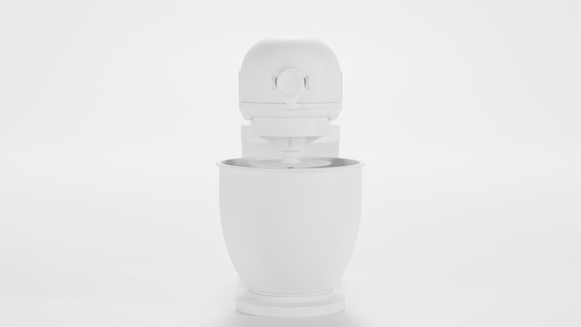 Modern standing mixer Low-poly 3D model_13