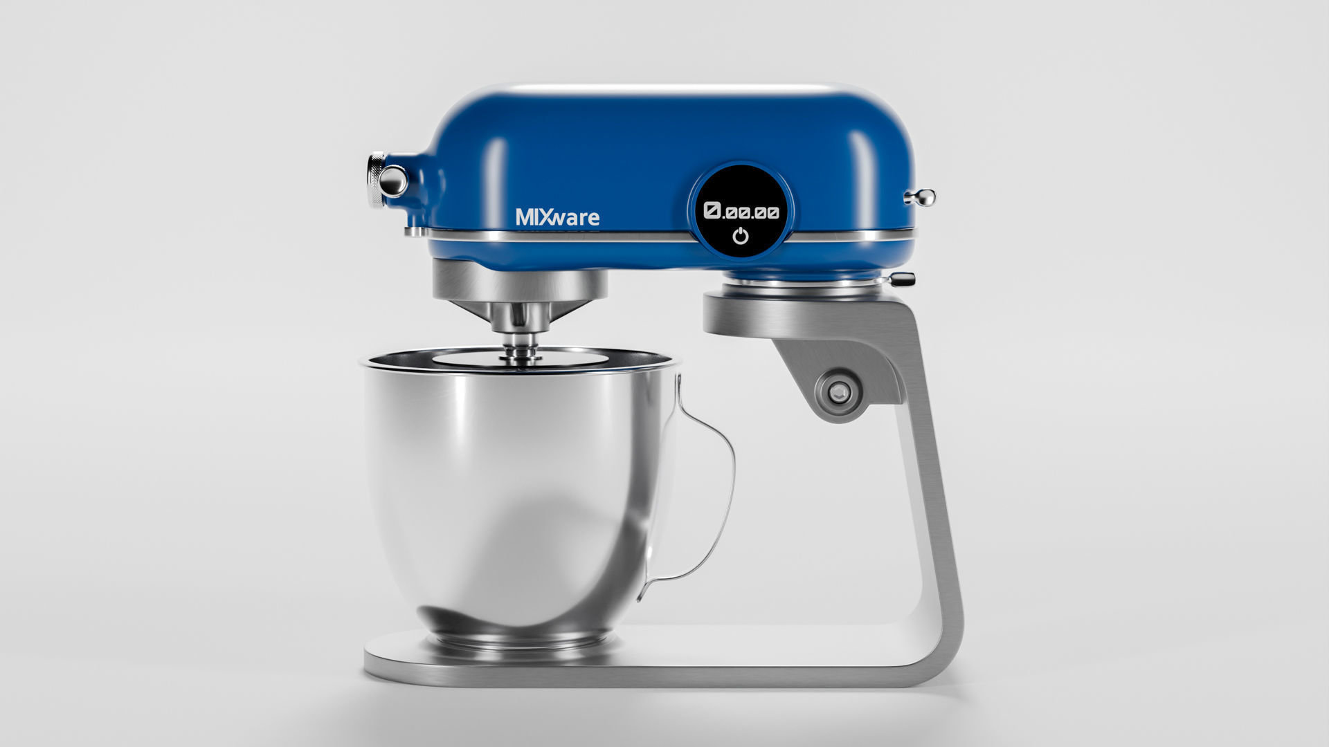 Modern standing mixer Low-poly 3D model_14