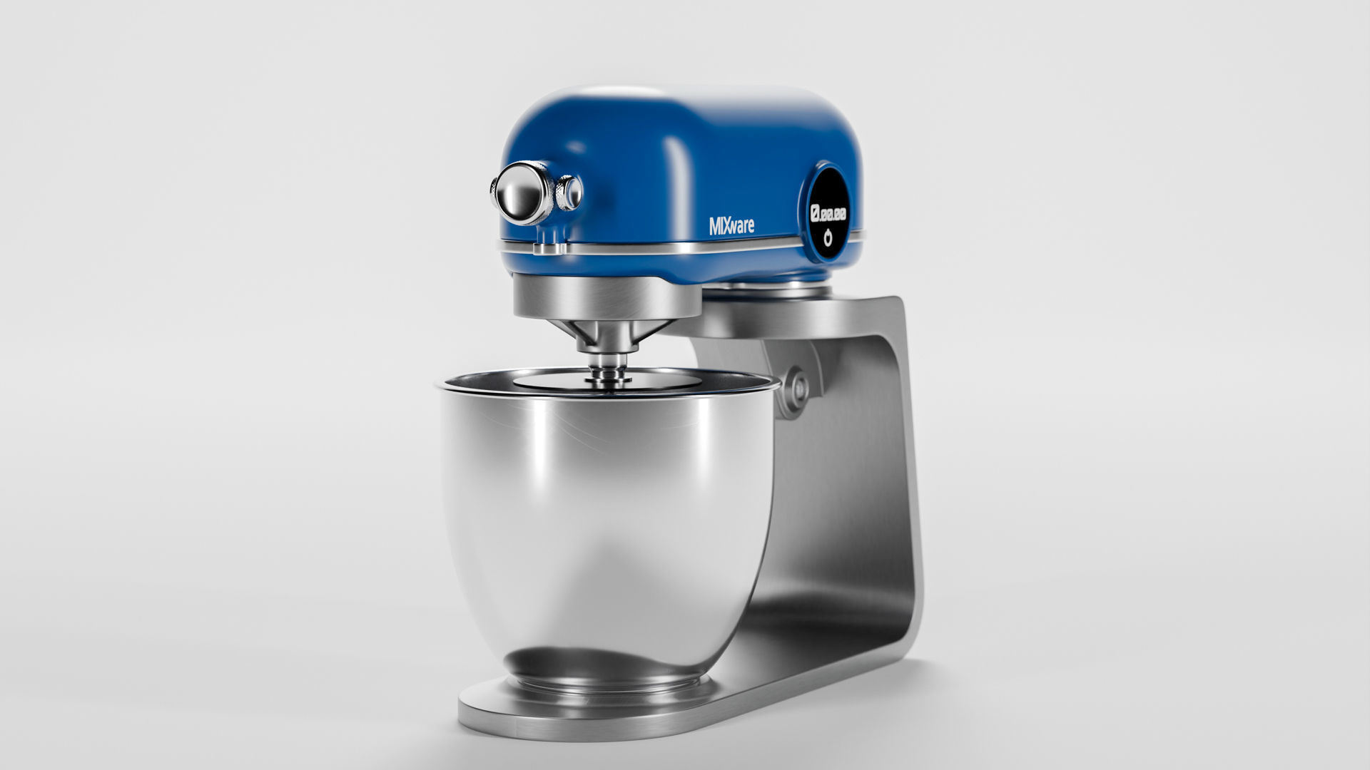 Modern standing mixer Low-poly 3D model_1
