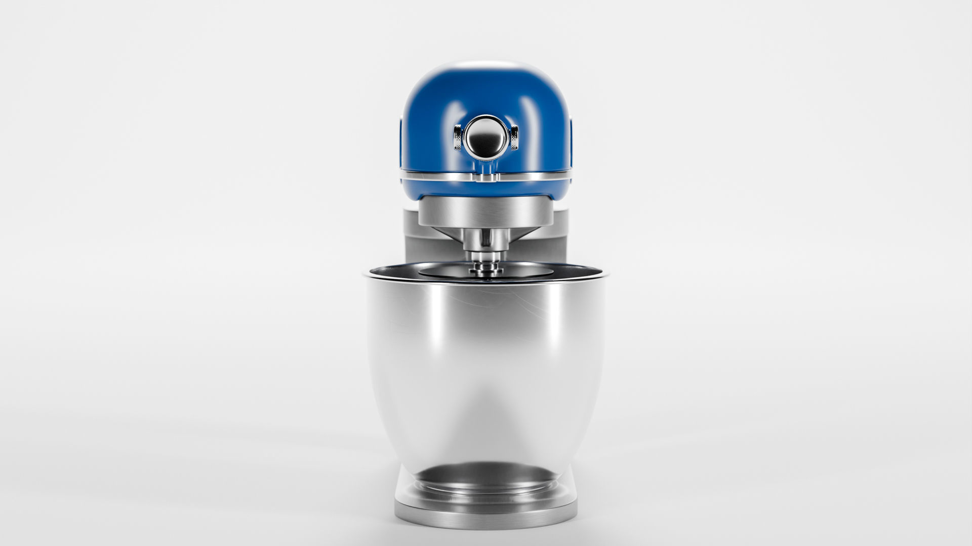 Modern standing mixer Low-poly 3D model_12