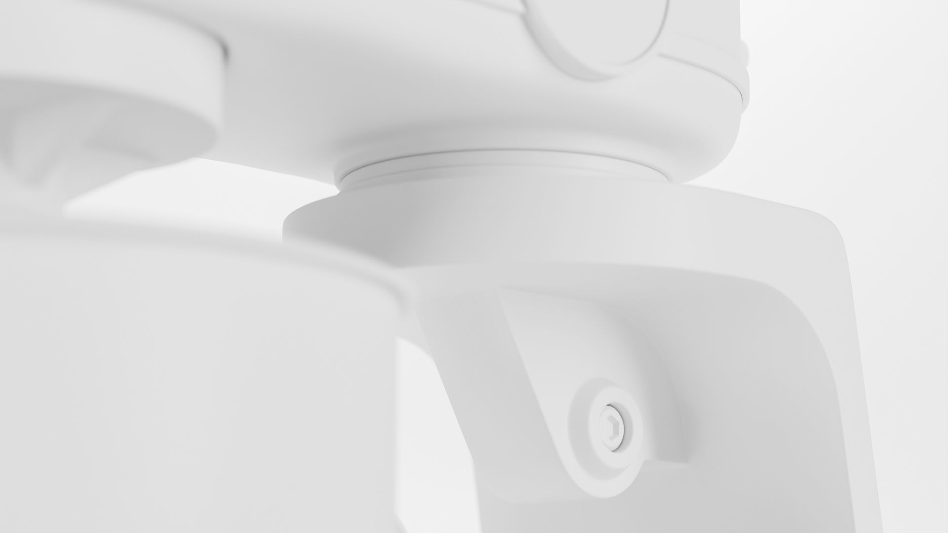 Modern standing mixer Low-poly 3D model_9