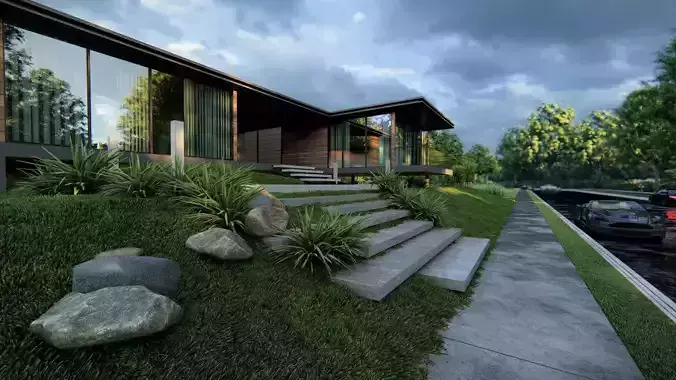 modern and minimal vila 