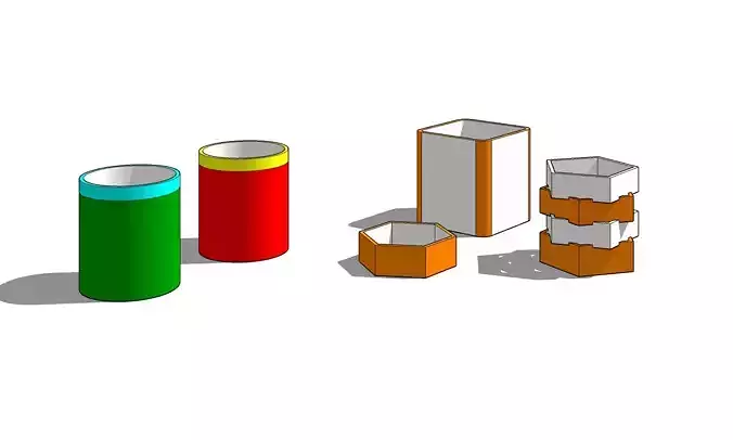 Pen holder to print in 3D