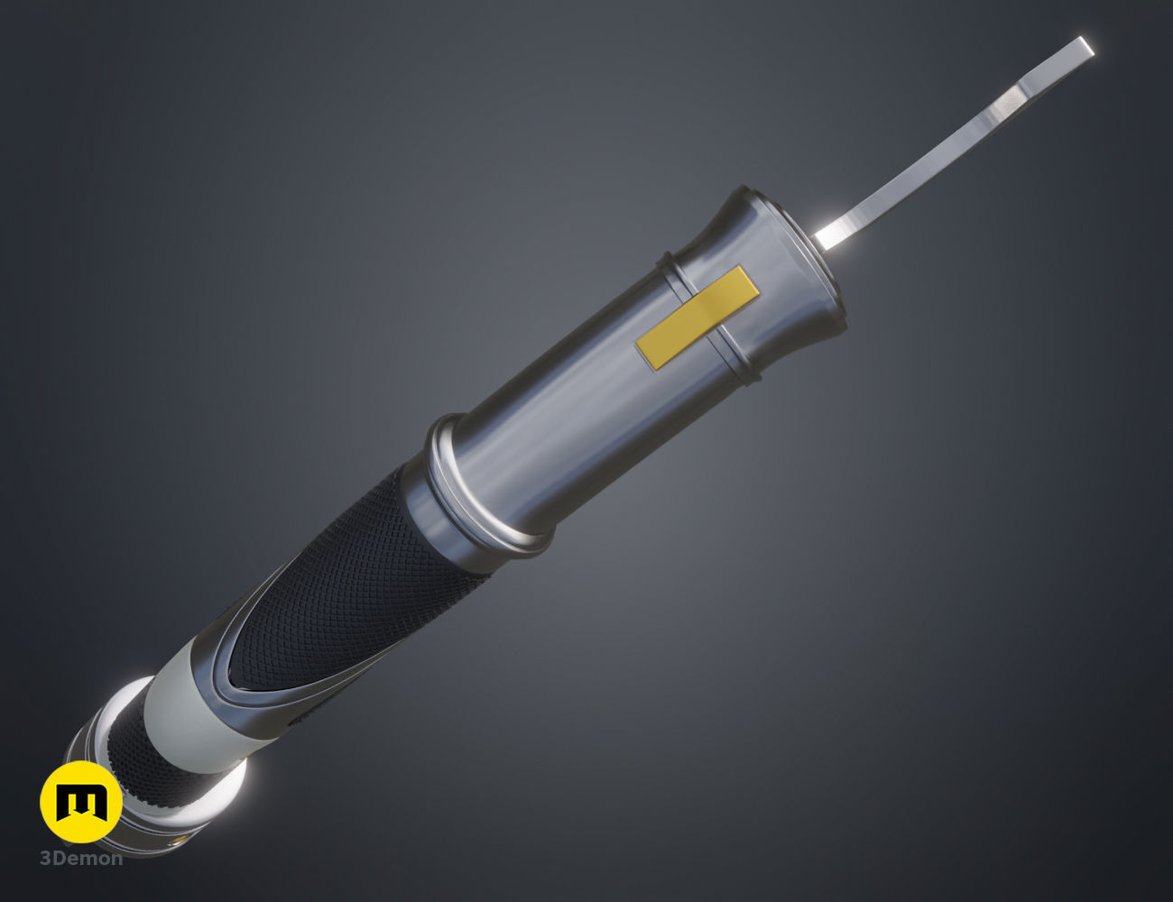 Dooku lightsaber 3D print model_6