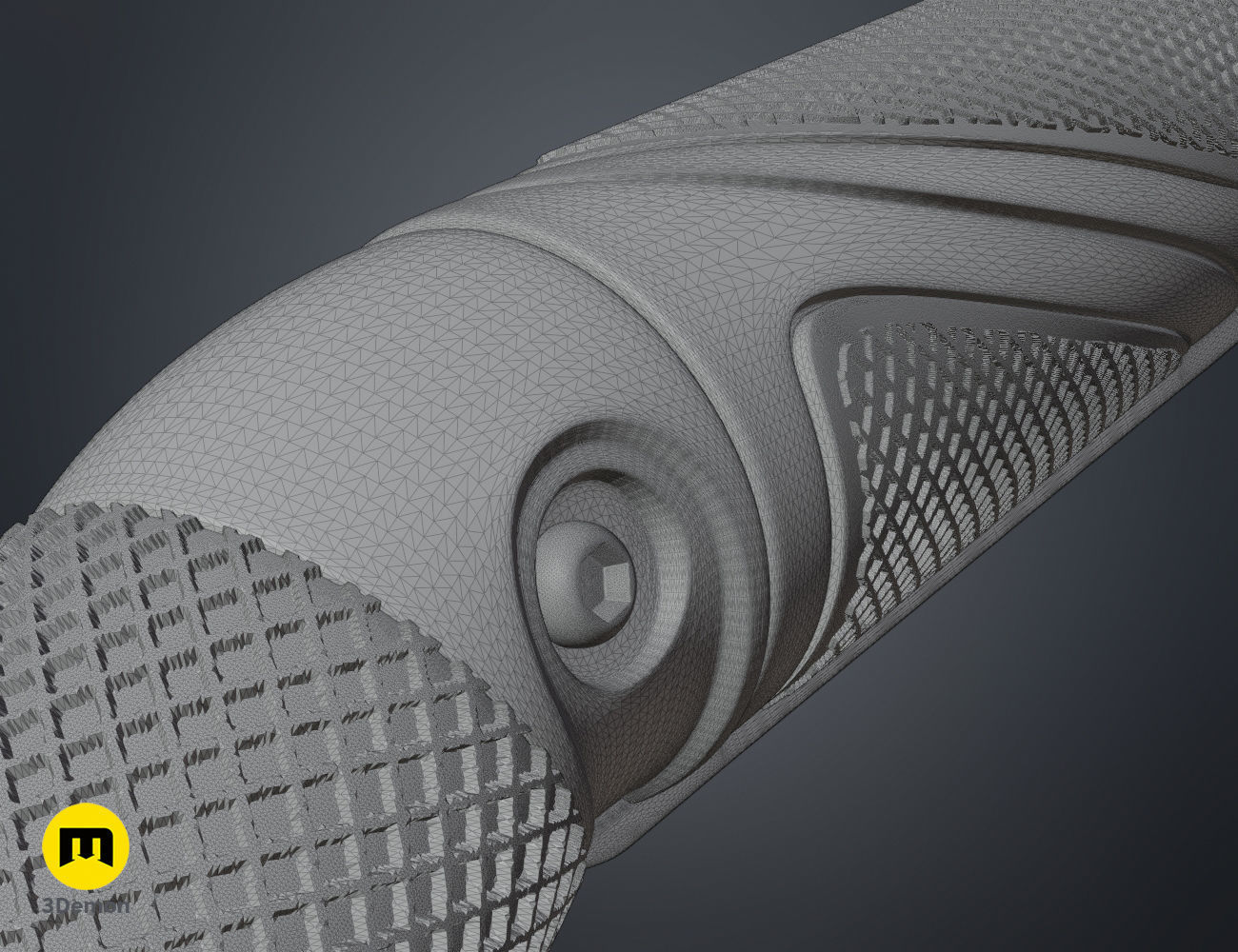 Dooku lightsaber 3D print model_14