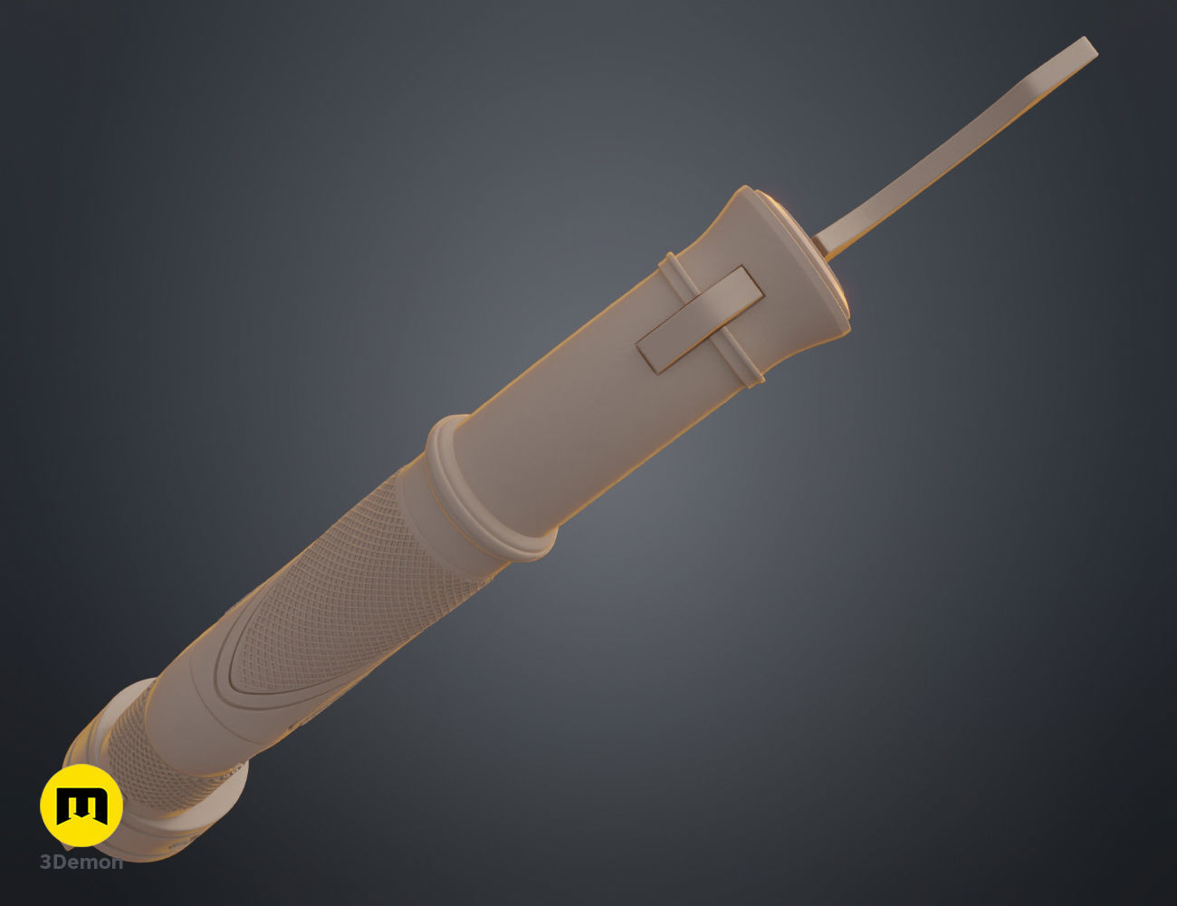 Dooku lightsaber 3D print model_10