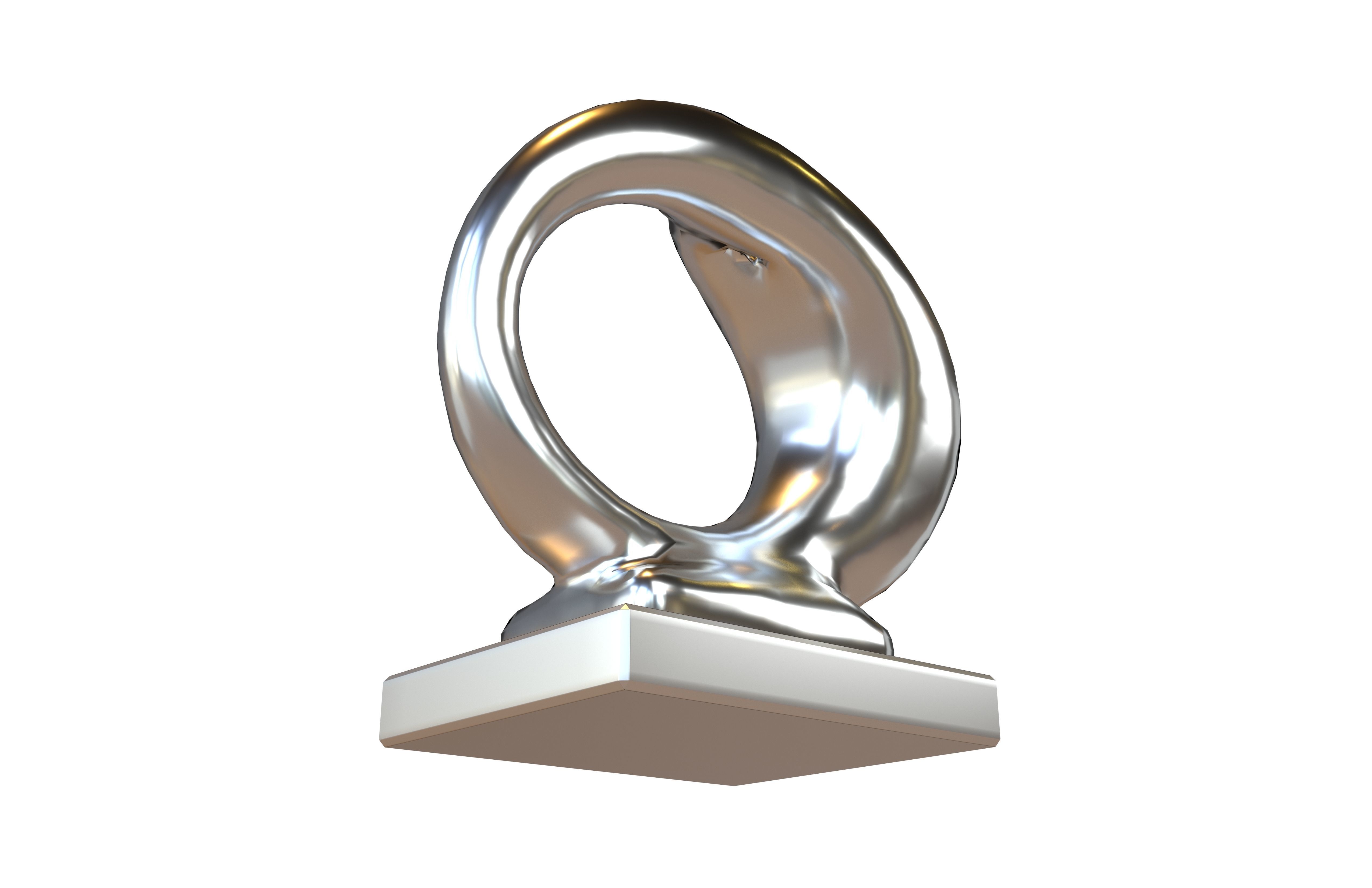 Abstract Decoration v1 001 Low-poly 3D model_3