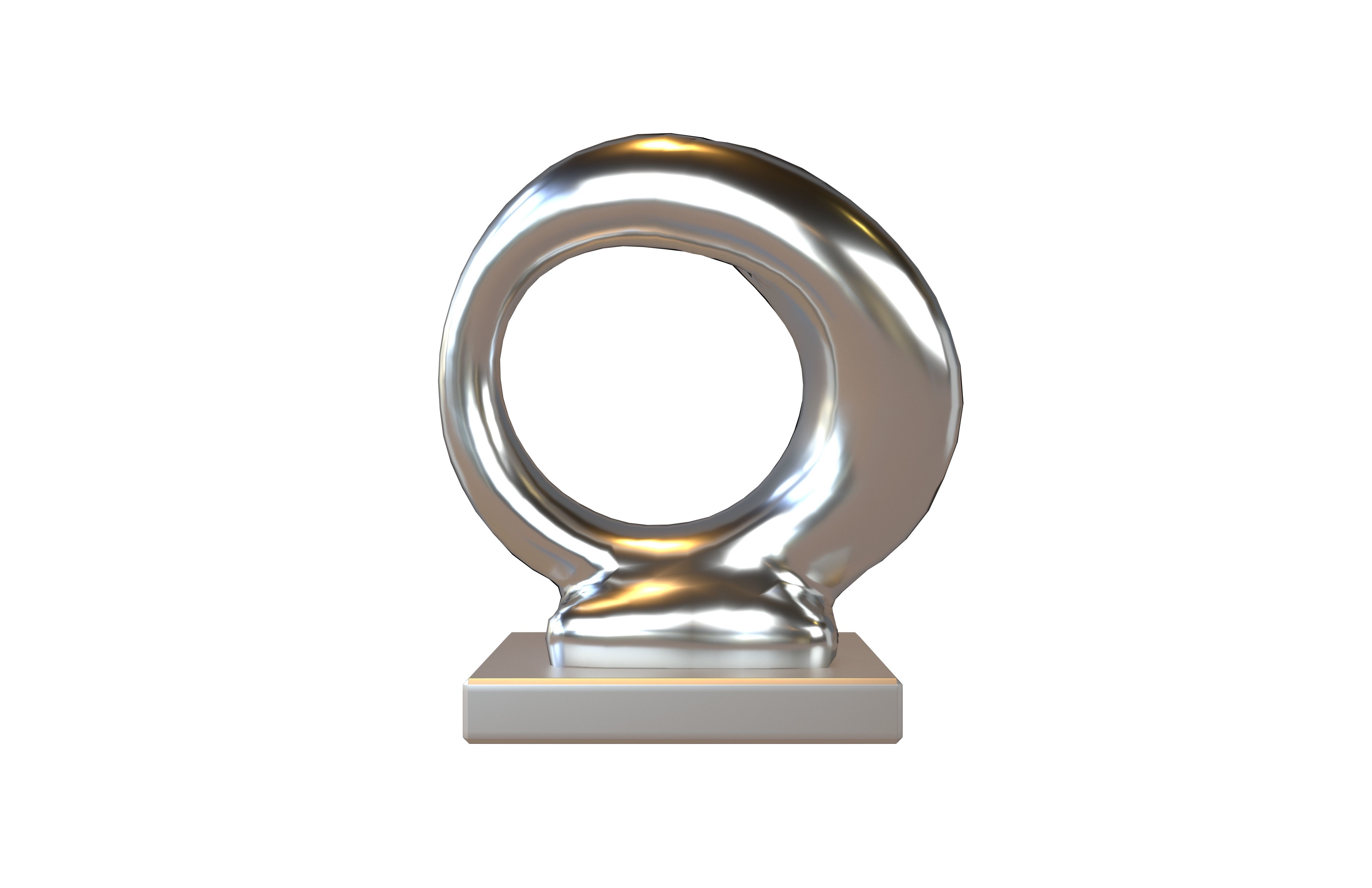 Abstract Decoration v1 001 Low-poly 3D model_1