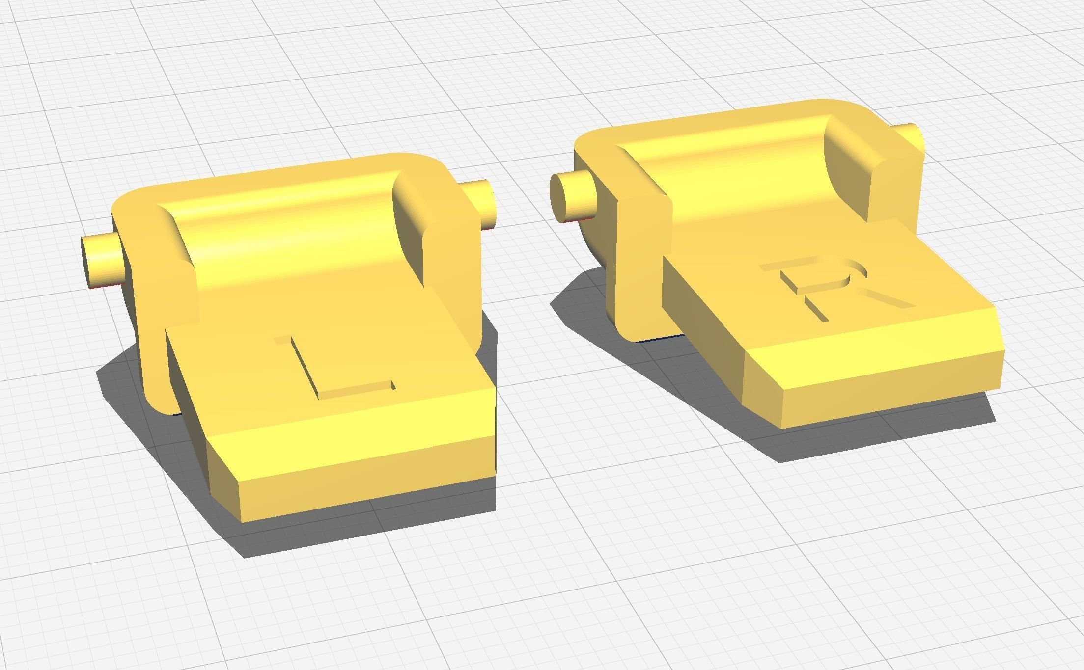 REMIfront Side Blind Hinges for Fiat Ducato and Ford Transit 3D print model_2