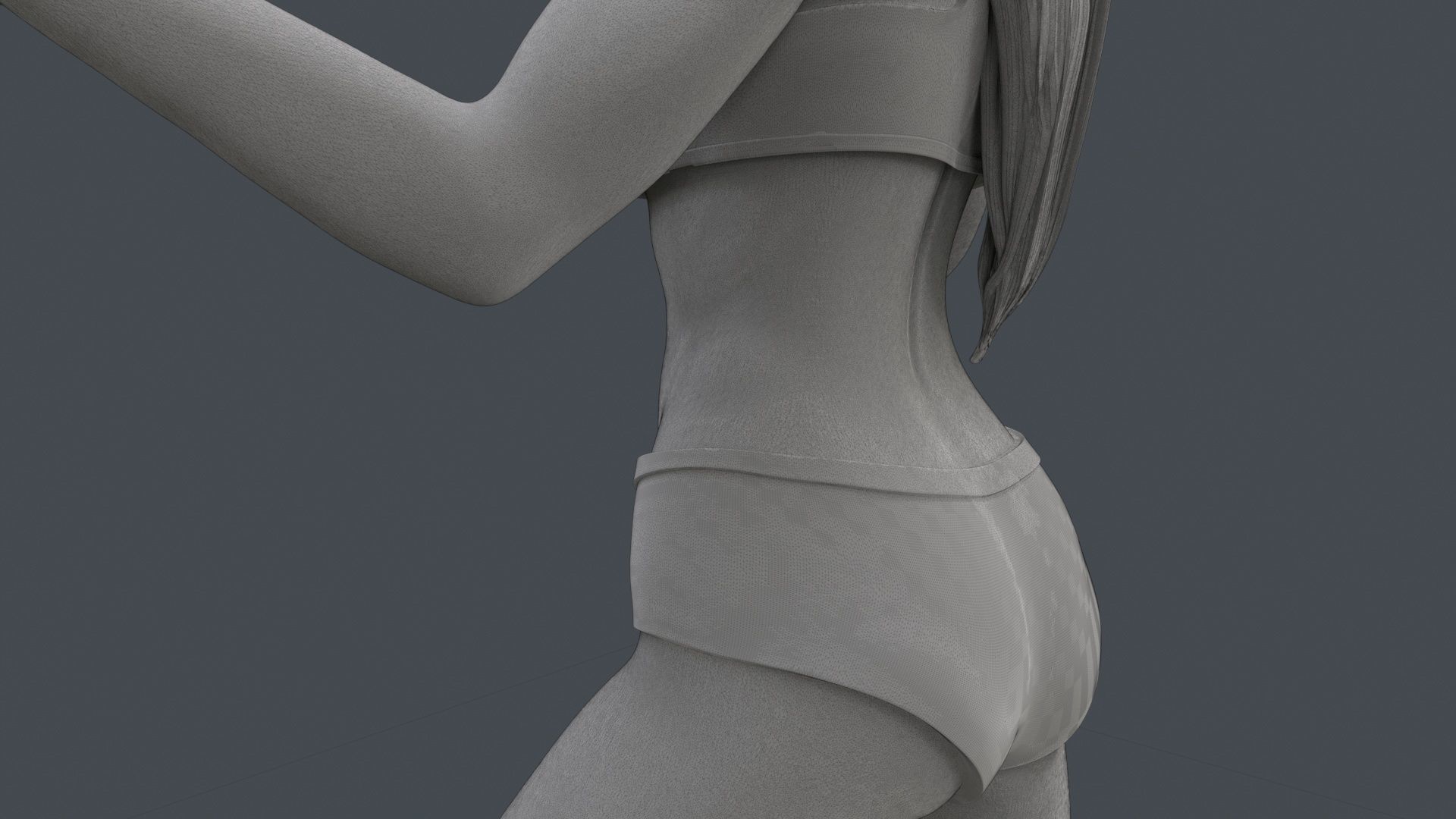 Anime Boxer Girl Fighter 3D Printing 3D print model_26