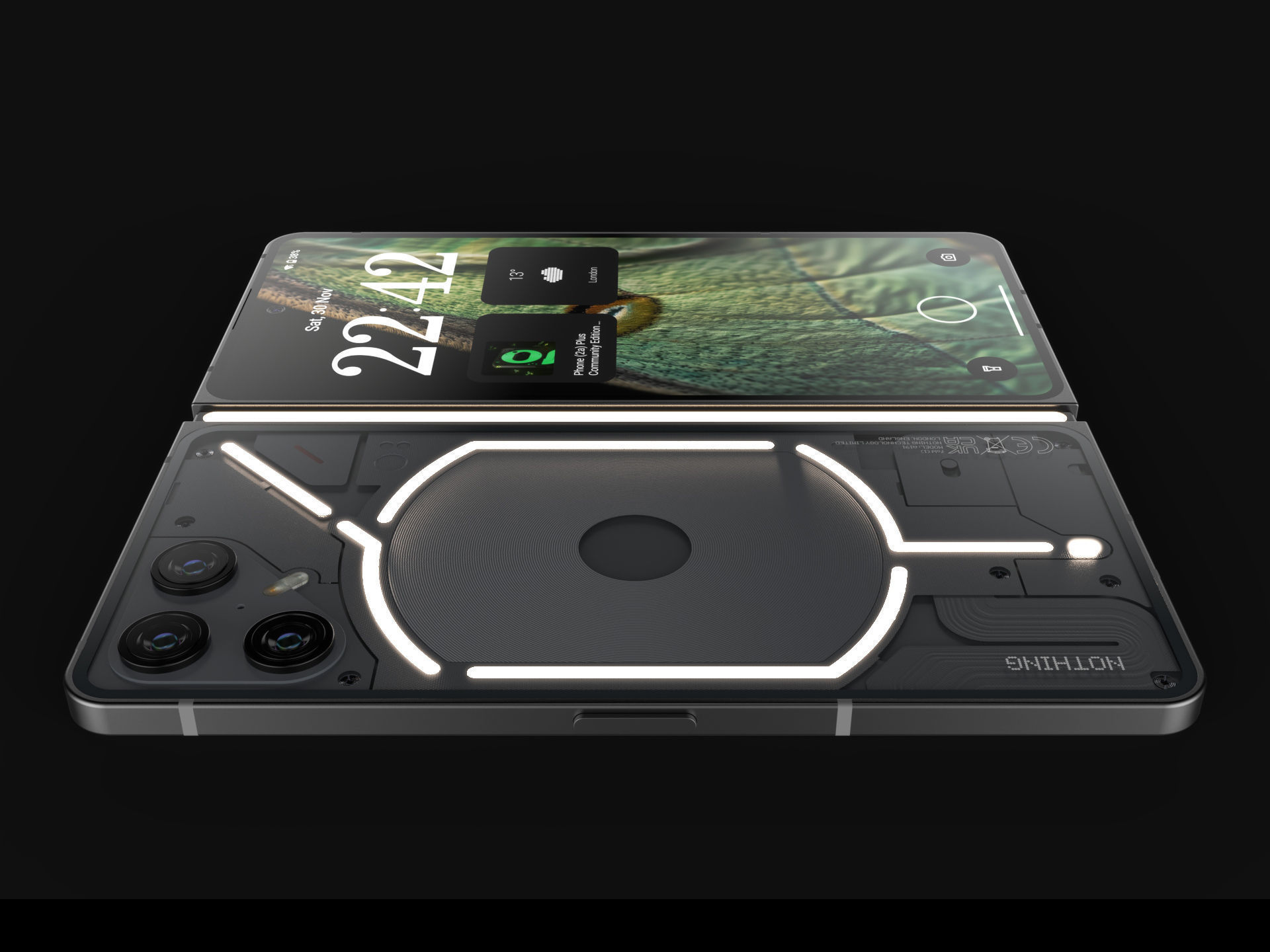 Nothing Fold 1 - Foldable Phone 3D model_4