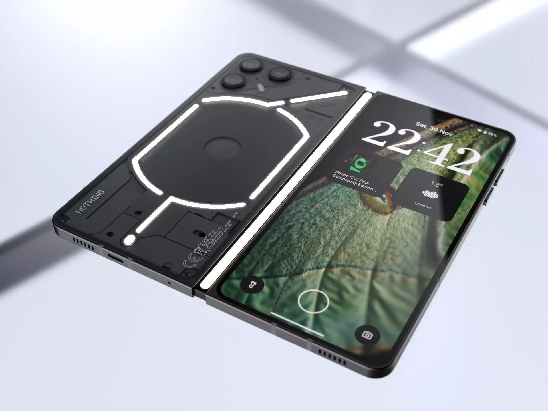 Nothing Fold 1 - Foldable Phone 3D model_0