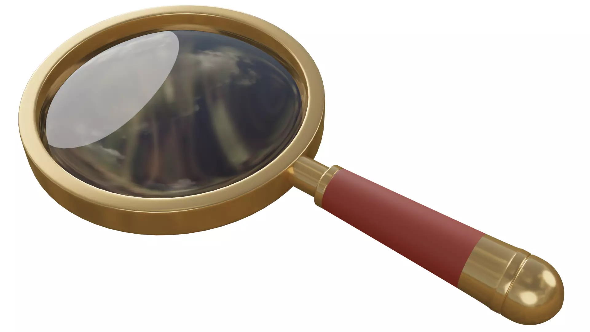 Magnifying Glass 3D model_0