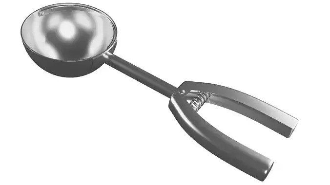 Ice Cream Scoop 3D model