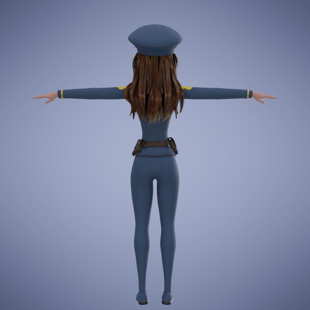 Girl Collection 3D Cartoon Rigging _25