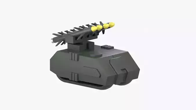Army Tank 3D Illustration