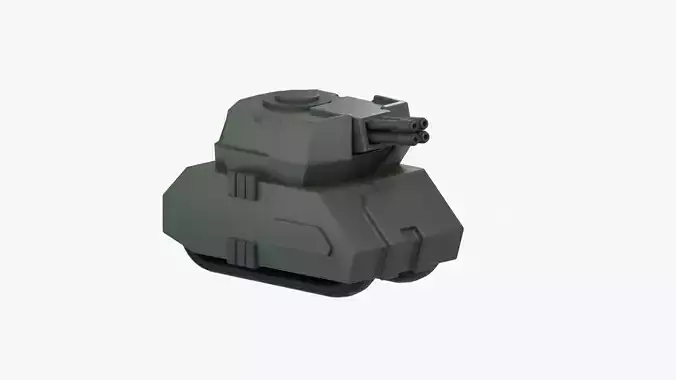 Army Tank 3D Illustration