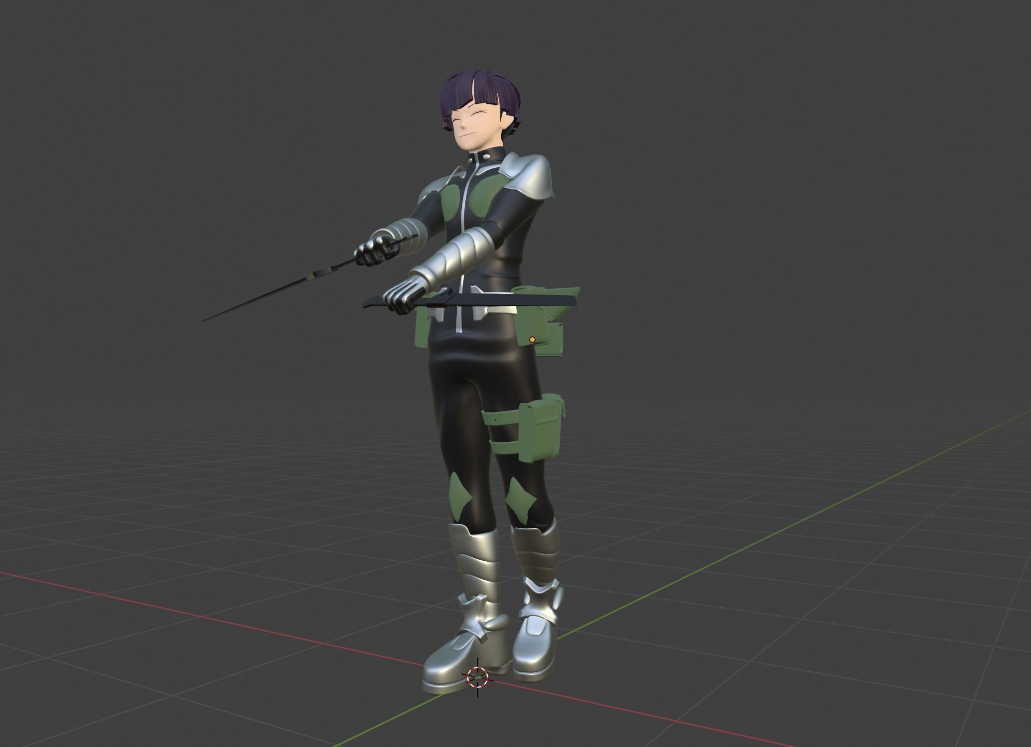 Soshiro Hoshina - Kaiju no8 3D model_5