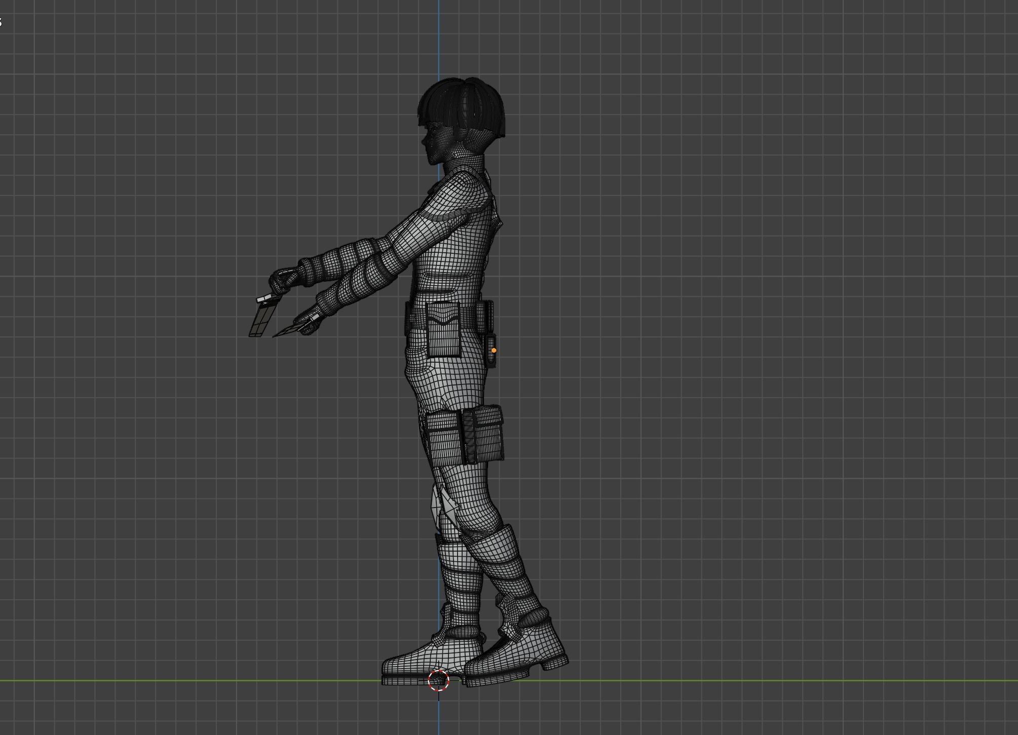 Soshiro Hoshina - Kaiju no8 3D model_10