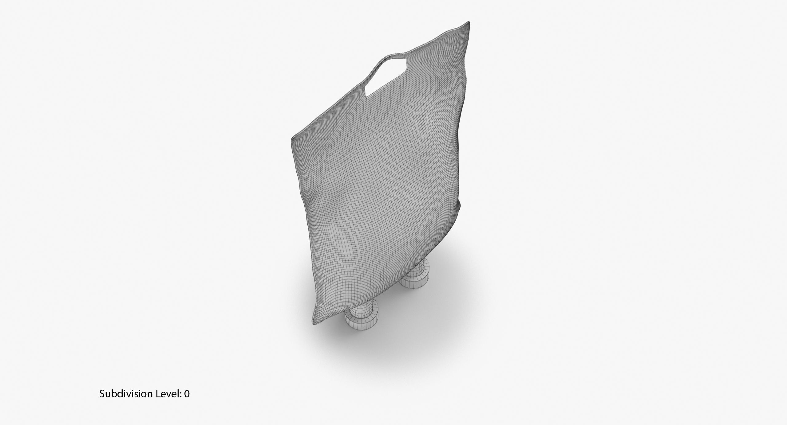 IV bag 250ml Low-poly 3D model_16