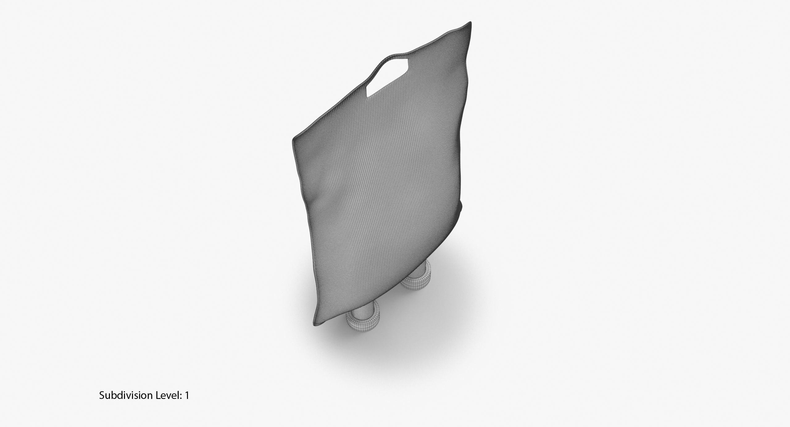 IV bag 250ml Low-poly 3D model_17