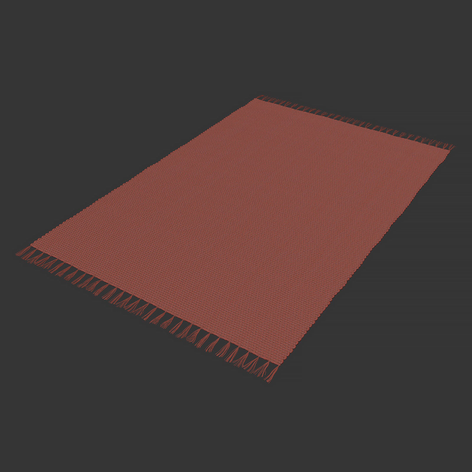 Willow Water Hyacinth Rug 215x150cm RendezVousDeco 3D model_12