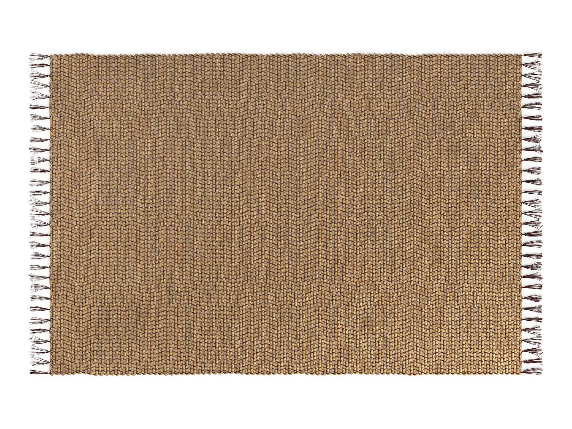 Willow Water Hyacinth Rug 215x150cm RendezVousDeco 3D model_1