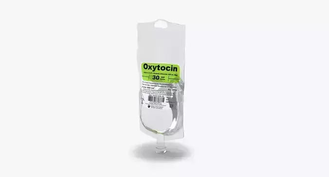 IV bag 500ml Low-poly 3D model
