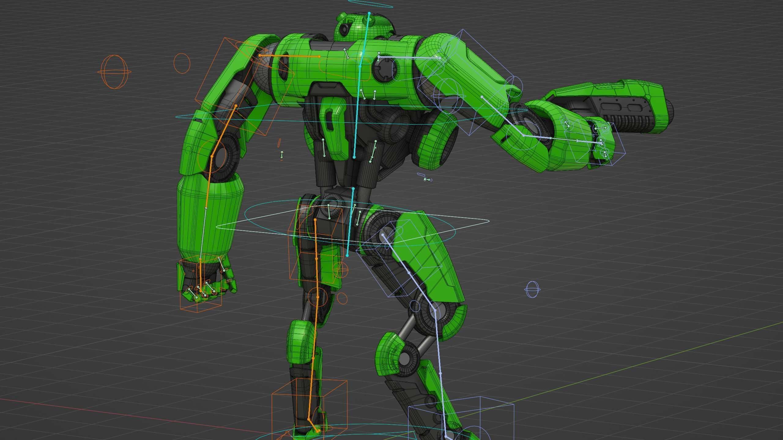 BATTLE DROID SYRIOS Rigged for Unreal Engine - Unity - MIXAMO 3D model_39