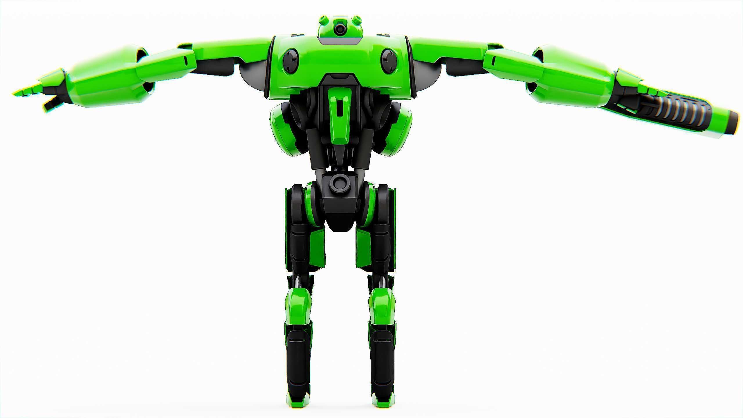 BATTLE DROID SYRIOS Rigged for Unreal Engine - Unity - MIXAMO 3D model_31