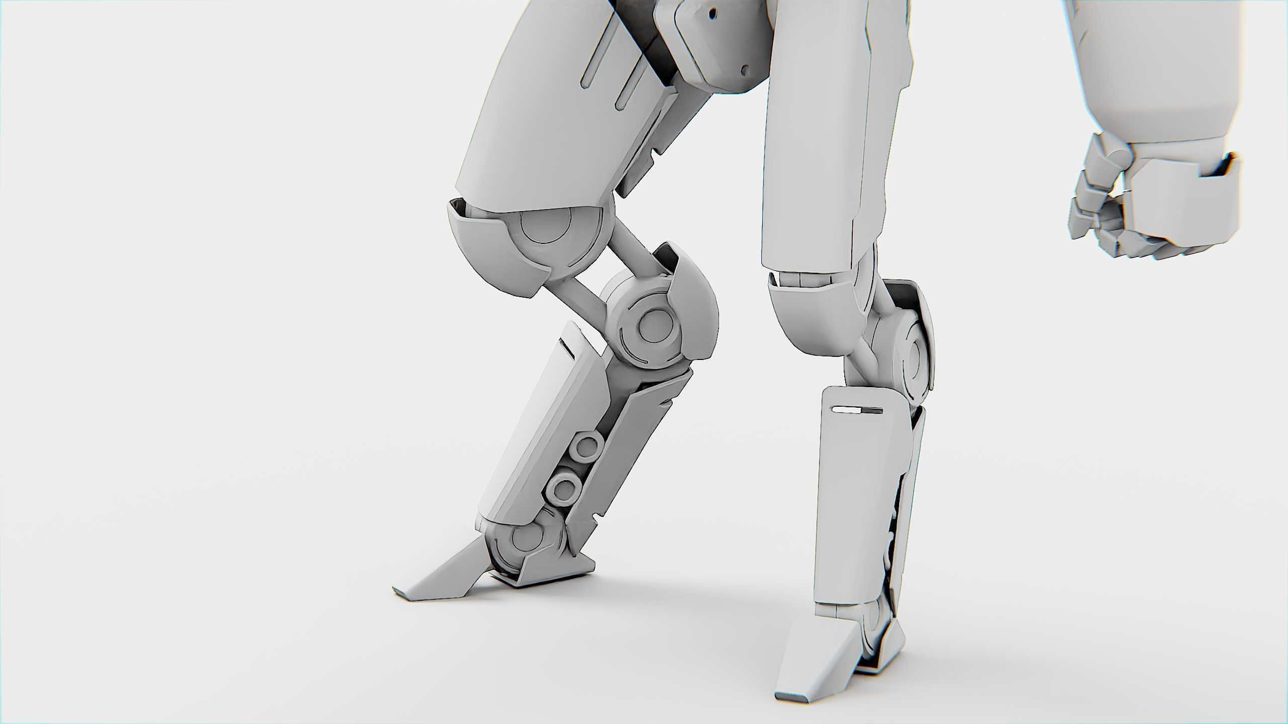 BATTLE DROID SYRIOS Rigged for Unreal Engine - Unity - MIXAMO 3D model_35