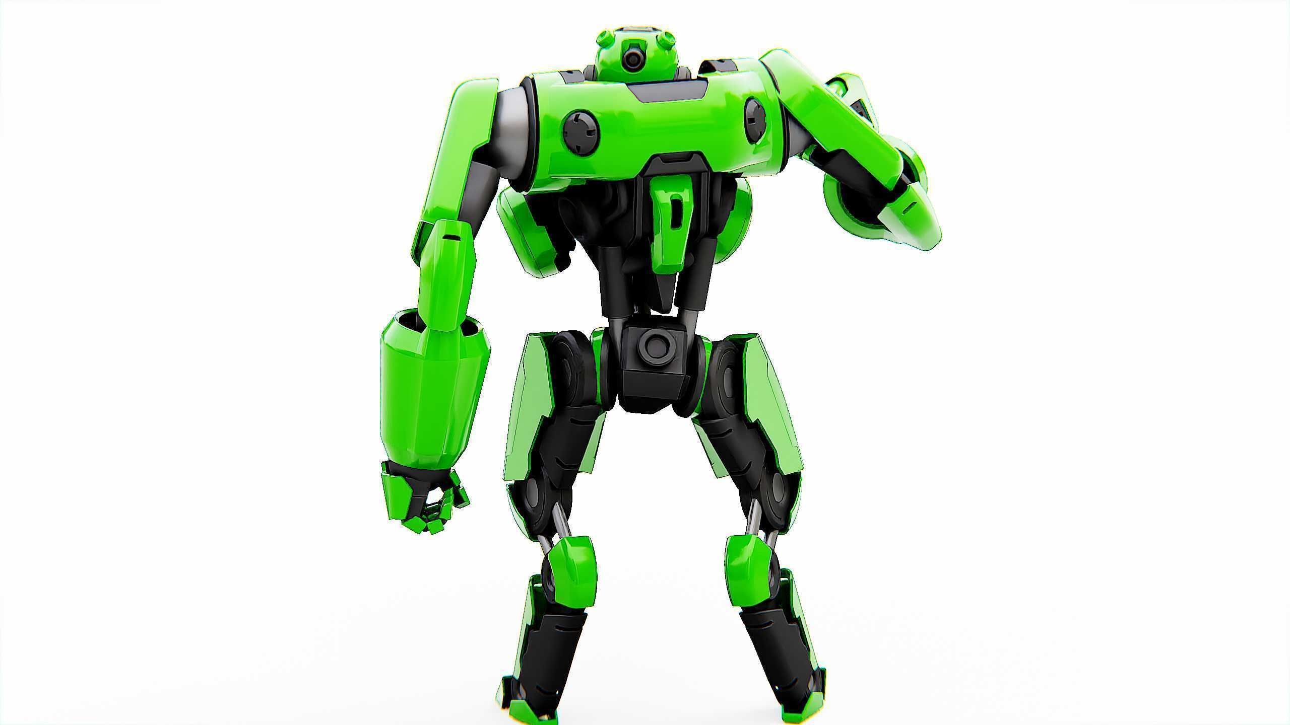 BATTLE DROID SYRIOS Rigged for Unreal Engine - Unity - MIXAMO 3D model_14