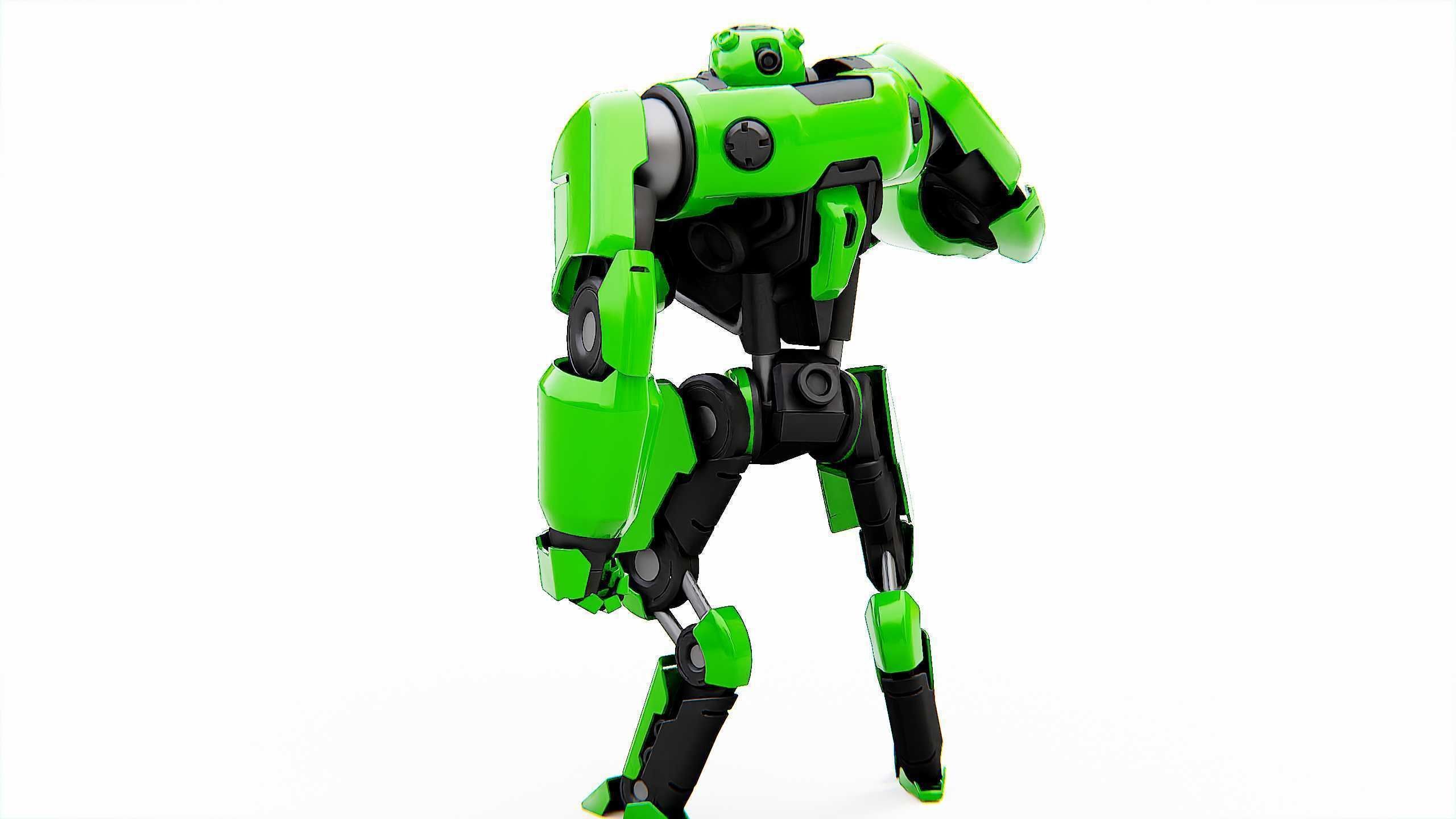 BATTLE DROID SYRIOS Rigged for Unreal Engine - Unity - MIXAMO 3D model_15