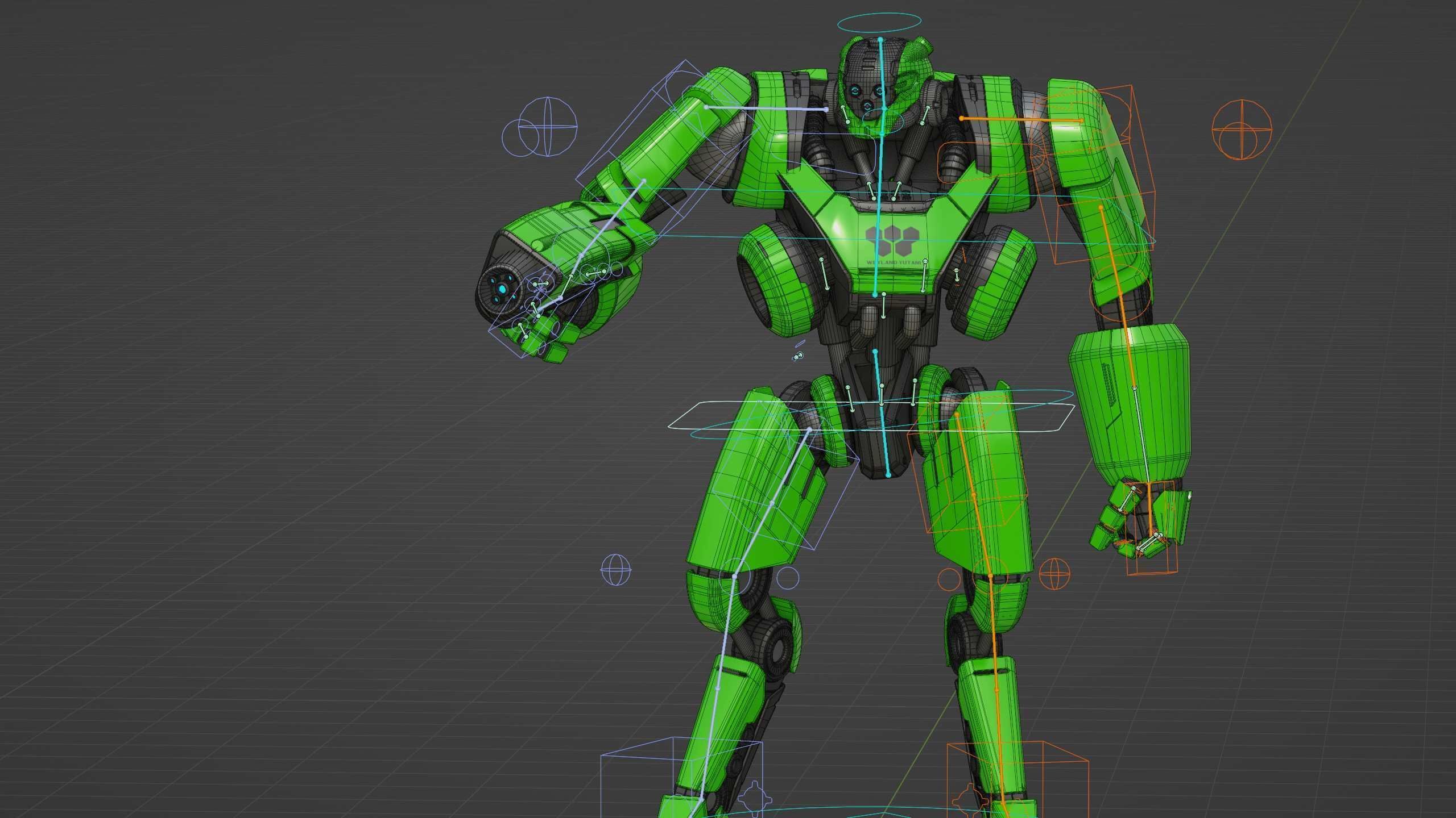 BATTLE DROID SYRIOS Rigged for Unreal Engine - Unity - MIXAMO 3D model_37